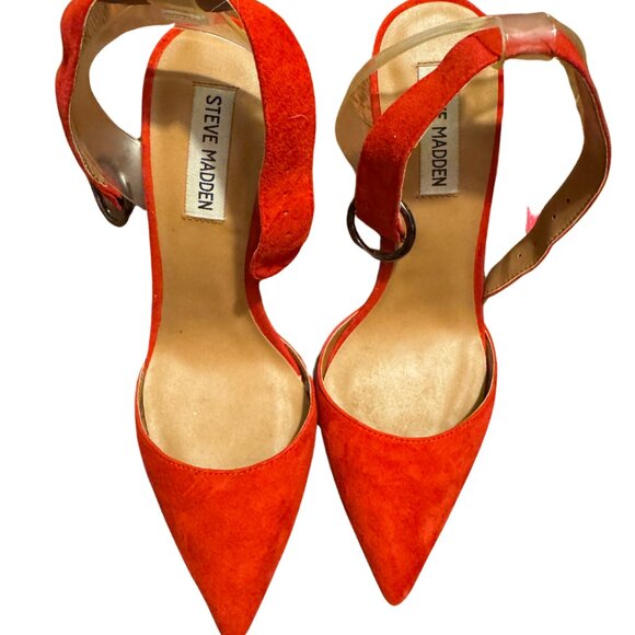 Steve Madden Size 7.5 Red - Picture 3 of 5